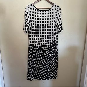 Anne Klein geometric dress